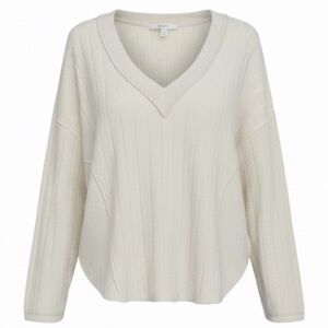 Urban Outfitters Neutral V Neck Pullover Small